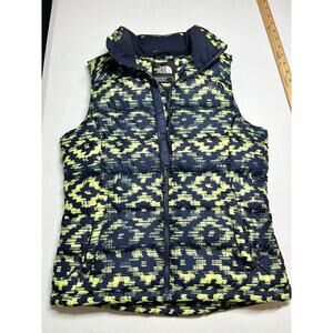 The North Face Nuptse Cosmic Blue 700 Fill Down Puffer Vest Womens Sz S